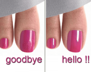 cg nail salon regina shellac pedicure before and after