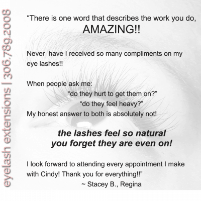 eyelash extensions review stacey b