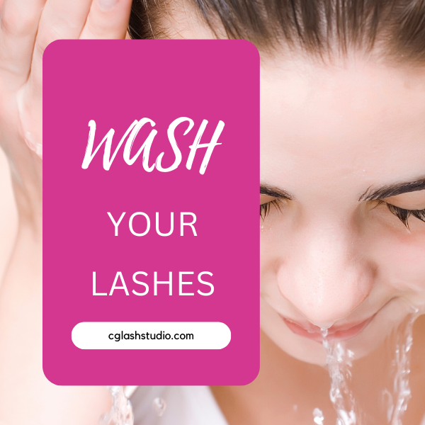 Wash Your Eyelash Extensions