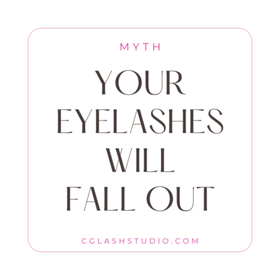 Myths About Eyelashes Extensions - your eyelashes will fall out