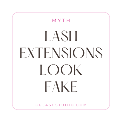 Myths About Eyelashes Extensions - look fake