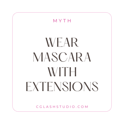 Myths About Eyelashes Extensions - mascara