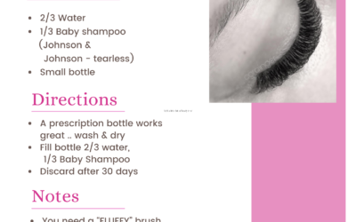 Lash Shampoo for Lash Extensions