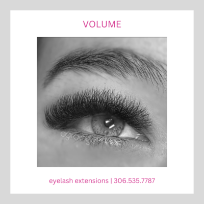 The difference between classic, volume and hybrid lashes - volume - cg lash studio, regina sk