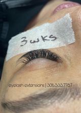 Why are Eyelash Extensions Falling out - Before 3 week fill | cg lash studio, regna sk 12